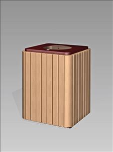 2107-FT Flat Top Litter Container