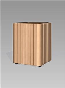 2107-OT Open Top Litter Container