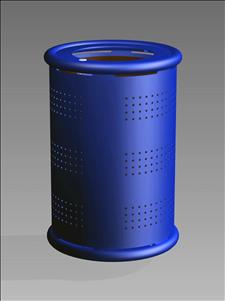 Boulevard 2615-FT Flat Top Litter Container