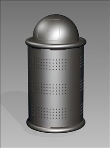 Boulevard 2615-HT Hamper Top Litter Container