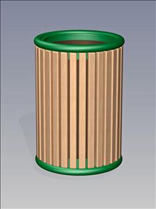 2770-OT Open Top Litter Container