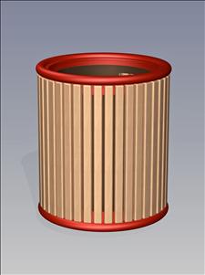 2772-OT Open Top Litter Container