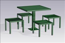 2902-3636 Manor Square Table with Center Support