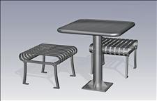 2912-3030 Renaissance Square Table with Center Support