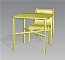 2935-3030 Boulevard Square Table with Four Legs