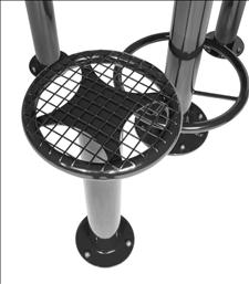 2982-02 Tall Welded Wire Seat