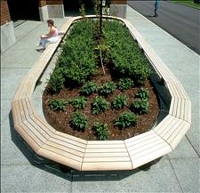 Custom Oblong Seat Using Restoration Slat Pattern