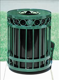 Federal Litter Container with cast NPS logo